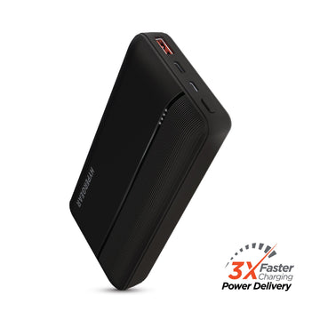 Hypergear 20000mAh 20W PD + USB Power Bank Black (15458-HYP)