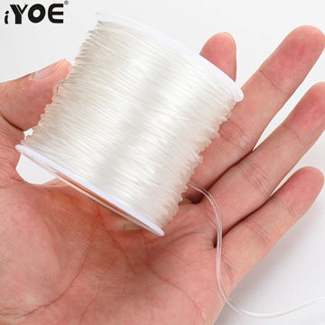 iYOE 0.5-1.5mm Elastic Cord String Transparent Elastic Thread For